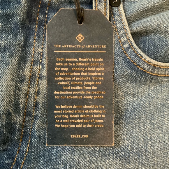 NWT - Roark Blue Jeans - 32x30 - Picture 2 of 3